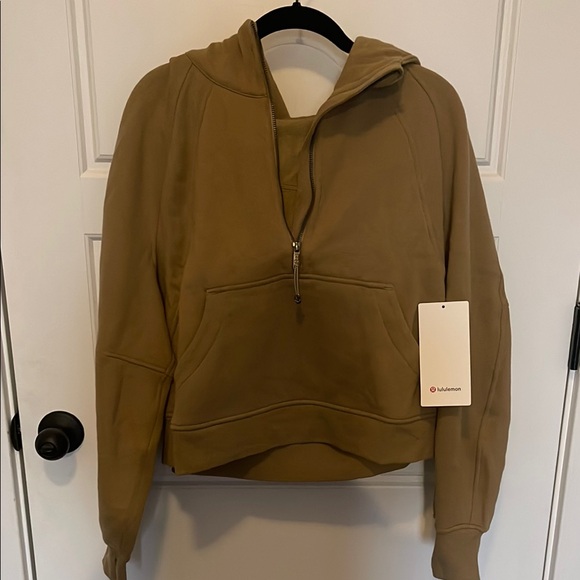 Lululemon Brown/ Olive Green Scuba Hoodie M/L NWT - Picture 1 of 2